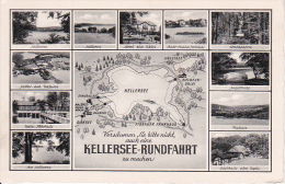 AK Kellersee-Rundfahrt - Mehrbildkarte (19810) - Malente-Gremsmuehlen