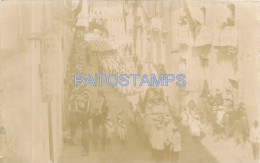 22429 BOLIVIA COCHABAMBA CERCADO COSTUMES PROCESION CIVICA YEAR 1910 CIRCULATED TO CHILE POSTAL POSTCARD - Bolivia