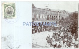 22434 BOLIVIA COCHABAMBA CERCADO COSTUMES PROCESION CARRIAGE A HORSE CIRCULATED TO CHILE POSTAL POSTCARD - Bolivia