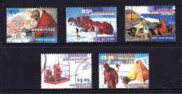 Australian Antarctic 1997 ANARE 50th Anniversary Set Of 5 Used - Usados
