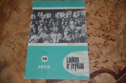 Litauen Lithuania Soviet Propaganda Magazine   " Laikas Ir Ivykiai "1973 Nr.10 - Revues & Journaux