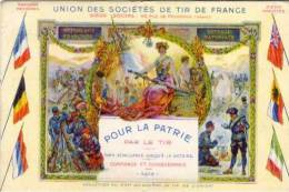 LESSIEUX - Union Des Ste De Tir De France - Pour La Patrie - Cachet Militaire     (7) - Lessieux