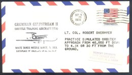 USA 1976 Air Mail Cover: Grumman Gulfstream II, Space Shuttle Training Aircraft, White Sands Missile Range N. Mex - Etats-Unis