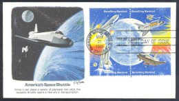 USA 1981 Cover: Space Weltraum Nasa : Reusable  Space Shuttle - New Era In Transportation - Etats-Unis