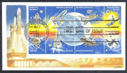 USA 1981 Cover: Space Weltraum Nasa :  Space Shuttle  Launch; Telescope; Moon; Sun Satellite - Etats-Unis