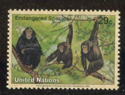 (cl. 4 - P.45)  Nations Unies - New York ** N° 651 (ref. Michel Au Dos)  - Singe : Chimpanzés - Neufs