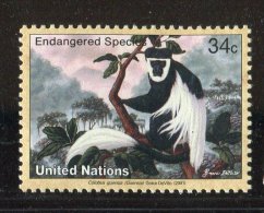 (cl. 4 - P.45)  Nations Unies - New York ** N° 842 (ref. Michel Au Dos)  - Singe : Colobus - - Unused Stamps