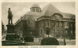ALLEMAGNE - Düren : Kreishaus Und Bismarckdenkmal - Dueren