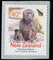 (cl. 4 - P.51) Nelle Zélande ** N° 2061 (ref. Michel Au Dos)  - Singe : Le Babouin - - Unused Stamps