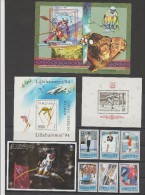 AZERBAIDJAN+MONGOLIE+CONGO+TANZANIE OLYMPIC  LILLEHAMMER1994 ** MNH  ,ref  0903 - Hiver 1994: Lillehammer