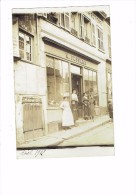 28 - COURVILLE - Carte Photo - Maison M. FESSARD Devanture Magasin Vitrine - Confections - Animation  - Avril 1912 - Courville