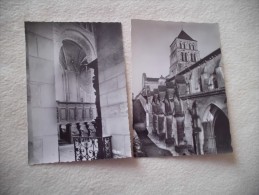 2 CARTES ..EGLISE ABBATIALE.... - Saint Jouin De Marnes