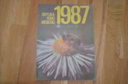 Litauen Lithuania Magazine  1987 Calendar - Magazines