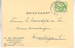 1939 Firmabk  Van LUNTEREN  Naar Biezelinge - Covers & Documents