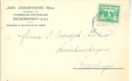 1942 Firmabk  Van OUDENBOSCH Naar Biezelinge - Briefe U. Dokumente