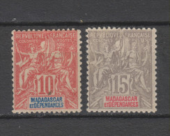 Yvert 43 - 44 * Neuf Avec Charnière - Unused Stamps