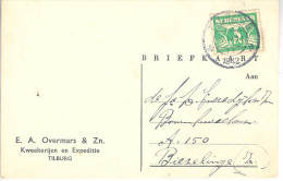 1942 Firmabk  Van TILBURG Naar Biezelinge - Cartas & Documentos