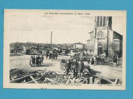 CPSM 4 - Les Grandes Inondations Du Midi 1930 - Place De L'Eglise REYNIES 82 - Other & Unclassified