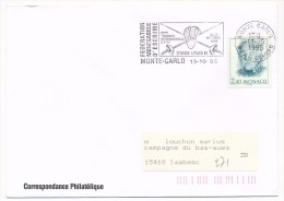 MONACO - OMEC S/Enveloppe - Fédération Monégasque D'Escrime / 10eme Tournoi - Monte Carlo 1995 - Storia Postale