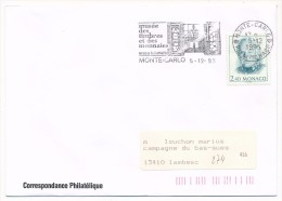 MONACO - OMEC S/Enveloppe - Musée Des Timbres Et Des Monnaies - Monte Carlo 1995 - Lettres & Documents