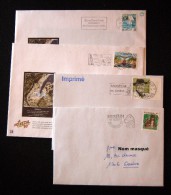 Suisse  - 4 Différentes Lettres De 1991 - Brieven En Documenten