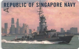 Singapore - Rep. Of Singapore Navy, Ships, 47SIGA, 1994, 102.000ex, Used - Singapur