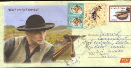 Romania - Postal Stationery Cover Used 2010 - Grigore Leşe, Minstrel Popular,interpreter At Folk Instruments - 2/sc - Chanteurs