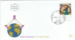 AUT-L43 - ISRAËL FDC Satellite Communication - Other & Unclassified