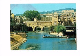 Delcampe - BATH - AVON - Pulteney Bridge - Péniche Touristes - 1985 - Hausboote
