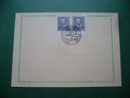 Hungary: PC Stamp 2x Mi 489, Postmark Budapesti Nemzetközi Vasar 8. 5. 1936 - The International Fair - The Triumph Of Hu - Foglietto Ricordo