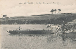 XX 346 / C P A - LE POULDU      (29) LE BAC  EMBARQUEMENT D'UNE VOITURE - Le Pouldu