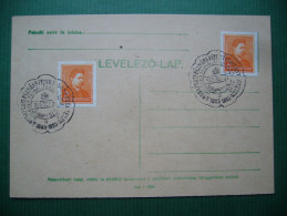 Hungary: PC Stamp Mi 490, Postmark Budapesti Pazmany Péter Tudomanyegyetem 27. 9. 1935, Peter Pazmany University - Hojas Conmemorativas