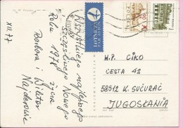 Airmail / Par Avion, 1977., Poland, Postcard - Zonder Classificatie