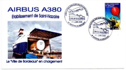 A380  Montoir 23 6 2006 Ville De Bordeaux - Andere & Zonder Classificatie