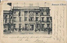 Souvenir D' Alost.  -   L' Hôtel De Ville  (hoekje Af)  -  1900 - Aalst