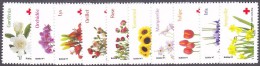 France Autoadhésif ** N°  989 à 998 - Croix-Rouge De 2014 - L'amour En 10 Fleurs - Unused Stamps