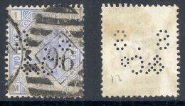 GB, 1880 2&frac12;d Plate 21 With Perfin &acute;S . S &amp; Co&acute; - Perfins