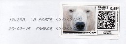 Montimbrenligne Ours Polaire Blanc  Bear - Autres & Non Classés
