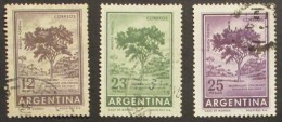 Argentina 1959 - 1966 Quebracho Colorado Plants Riqueza Forestal - Used Stamps