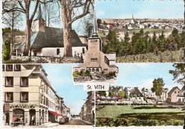 SAINT-VITH (4780) : CPSM MULTIVUES Colorisée (5 Vues). - Saint-Vith - Sankt Vith