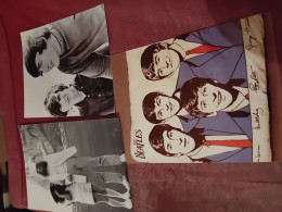 Lot 3 Photos Des Beatles Retirage Argentique 20x29 Cm 2 - Célébrités