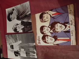 Lot 3 Photos Des Beatles Retirage Argentique 20x29 Cm 2 - Personalità