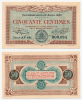 1914-1918 // C.D.C. //  CHAMBERY // 50 Centimes - Chamber Of Commerce
