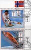 Olympiade 1994 Lillehammer Paraguay 4327+9-KB O 26€ Norge Skispringer Ski Abfahrtslauf Ms Slalom Se-tenant Olympic Sheet - Hiver 1994: Lillehammer