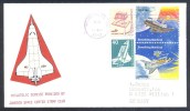 USA 1981 Cover: Space Weltraum: NASA Space Shuttle Huston Cancelllation Johnson Space Center Stamp Club - Etats-Unis