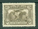 Australia: 1931   Kingsford Smith´s Flights   SG139   6d    [insc. ´Air Mail Service´]    MH - Nuevos