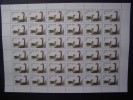 RUSSIA 1990 MNH (**)YVERT 5764 Les Oies.la Feuille De 36 Timbres/geese.sheet Of 36 Stamps - Oche