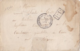 15760# LETTRE P.P. PORT PAYE Obl BLANGY DU CALVADOS 25 Décembre 1870 T16 Pour GARDE MOBILE CASERNE VAUSELLE CAEN - Krieg 1870