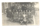 Photo Carte D'une Classe Devant L'école De HAUSET En 1930 (Y76)b177 - Raeren