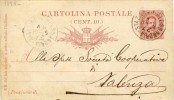 ENTIER POSTAL # CARTOLINA POSTALE # CENT . 10 # - Stamped Stationery